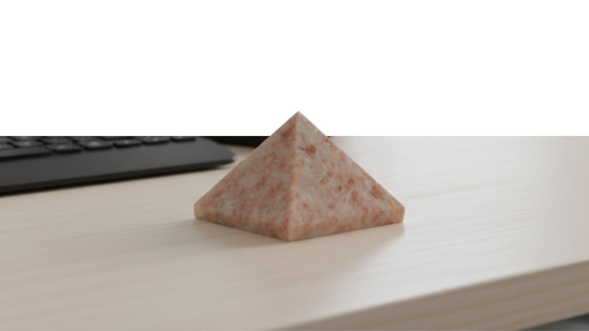 50mm Sunstone Crystal Pyramid