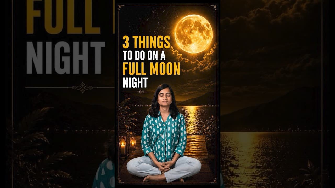 Don't Skip! 3 Steps to Balance Your Full Moon Energy! 🌕🧘‍♂️